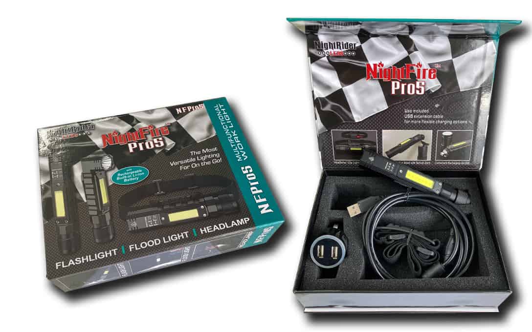NFPro5 comes in a box complete with all accessories