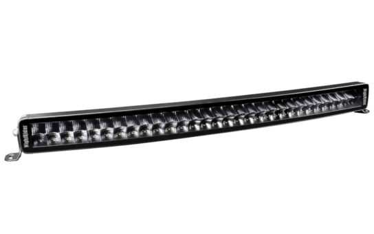 30" JET BLACK Curved E-Mark Double Row Bar