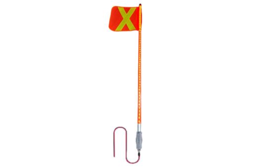 Safety Whip with Internally Lit Pole