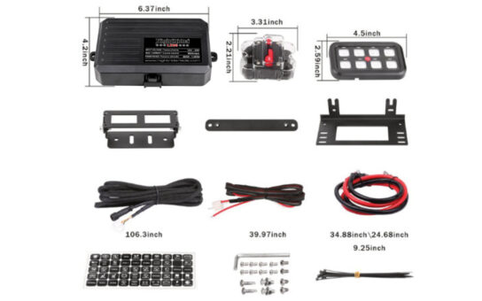 Universal 8 Gang Switch Panel – NightRider LEDS | Automotive, Equipment ...